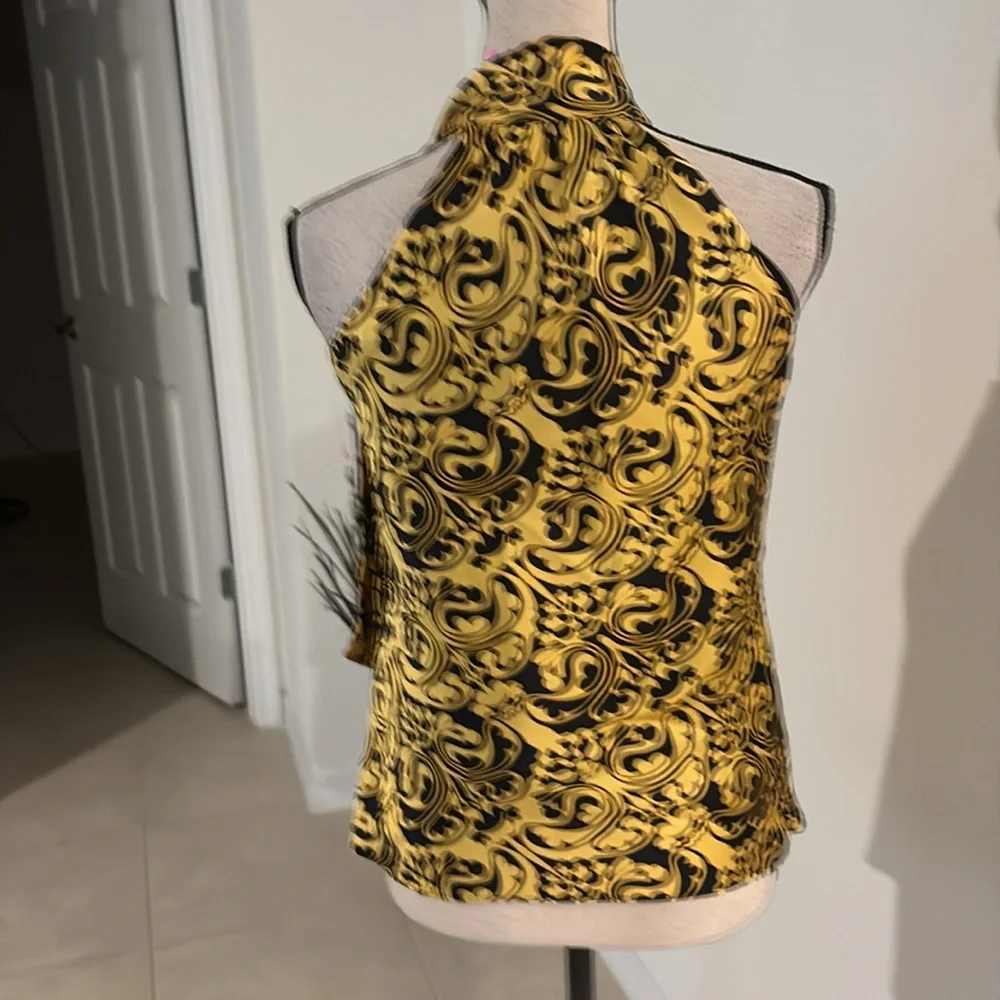 HOST PICK NWOT INC silk shirt sz 4 petite 100% silk 521 - Picture 4 of 5